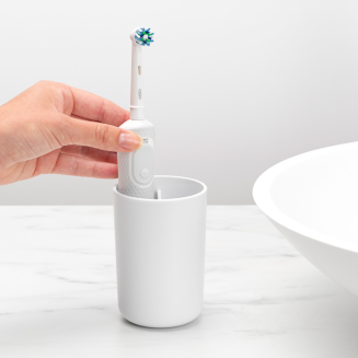 Kubek na szczoteczkę do zębów Brabantia ReNew White - 5