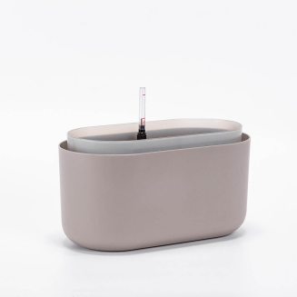 PLASTIA TOLITA Donica samonawadniająca prostokątna 31x16 cm jasnoszary - 2