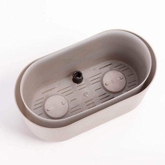 PLASTIA TOLITA Donica samonawadniająca prostokątna 31x16 cm jasnoszary - 4