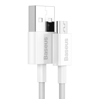 Kabel USB do micro USB Baseus Superior Series, 2A, 1m (biały) - 4