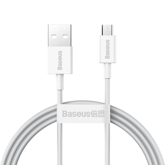 Kabel USB do micro USB Baseus Superior Series, 2A, 1m (biały) - 2