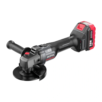 Szlifierka kątowa bezszczotkowa  MOVA PG125K 20V 900W 125mm  (bateria i ładowarka w zestawie)