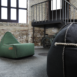 Pufa SACKit Cobana Pouf green - 3