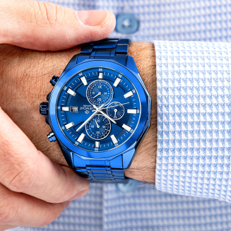 Zegarek Męski Giewont Chronograph Sapphire Niebieski GW7290-B5 - 4