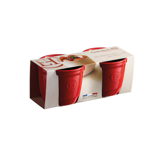  Set of two Emile Henry N°8 ramekin baking bowls - 2