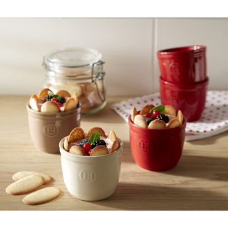 Zestaw dwóch miseczek do zapiekania typu ramekin Emile Henry N°8 - 4