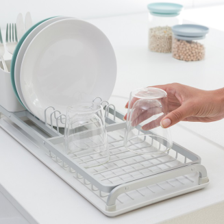 Ociekacz do naczyń Brabantia 46x20 cm jasnoszary - 6