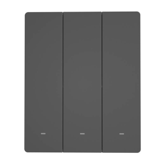  SONOFF M5-3C-80 Wi-Fi Wall Switch 3-Channel (Graphite) - 2
