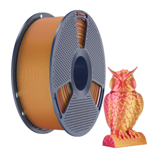  Filament SUNLU PLA+ Silk Dual Color 1.75mm 1kg (red-gold) - 2