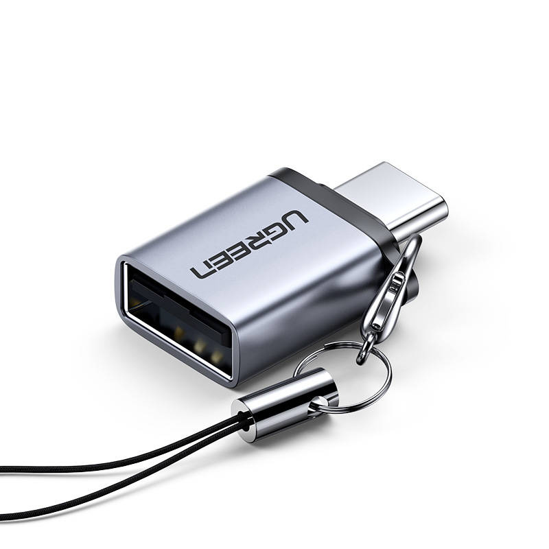 UGREEN US270 USB-A-USB-C 3.1 Adapter (Gray)