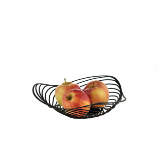 Patera na owoce Alessi Trinity czarna 26 cm - 2