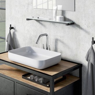  Zack Carvo double towel rack, black - 4