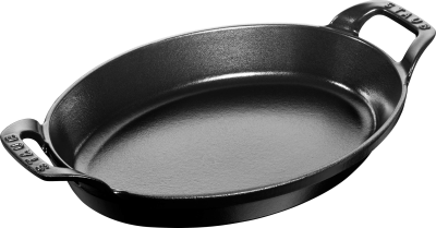 Owalne naczynie do pieczenia i zapiekania Staub - 1.6 ltr, Czarny | BESTSELLER