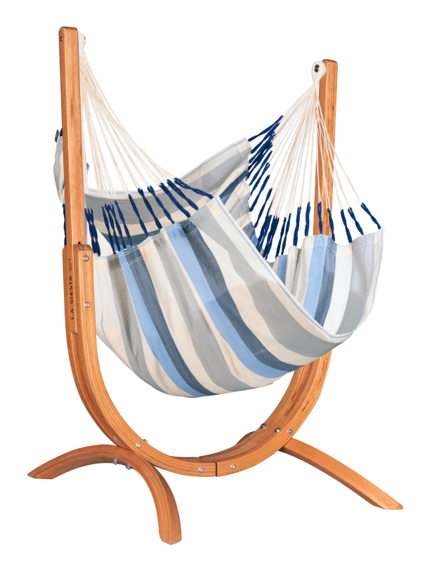  La Siesta Udine Outdoor Sea Salt hammock chair with stand
