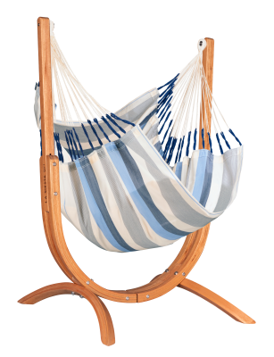  La Siesta Udine Outdoor Sea Salt Comfort Hammock Chair with Stand