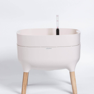 Kwietnik Plastia Urbalive 48x50x38 cm kremowy - 3