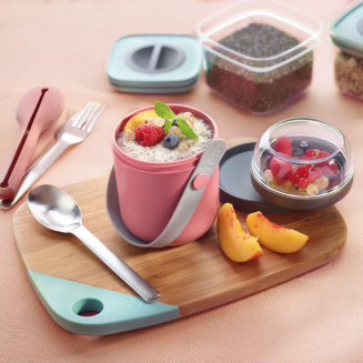 Zestaw sztućców podróżnych BergHOFF różowy - 10