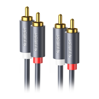  UGREEN AV104 2RCA (Cinch) to 2RCA (Cinch) Cable 5m (Black) - 2