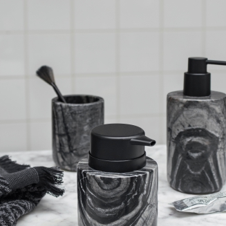 Pojemnik łazienkowy Mette Ditmer Denmark Marble Cube Black | BESTSELLER | SZYBKA WYSYŁKA 24H - 4