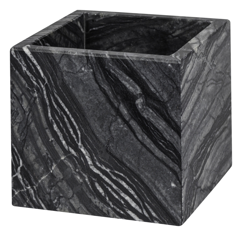 Pojemnik łazienkowy Mette Ditmer Denmark Marble Cube Black | BESTSELLER | SZYBKA WYSYŁKA 24H