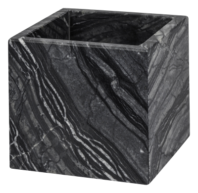 Pojemnik łazienkowy Mette Ditmer Denmark Marble Cube Black