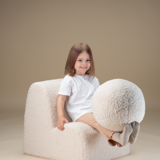 Poduszka kula Wigiwama Ball Cream White - 6