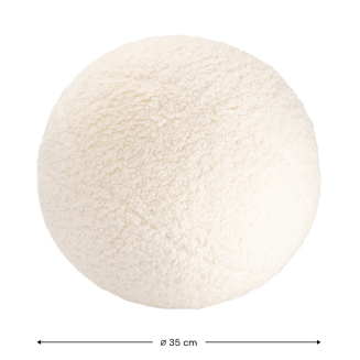 Poduszka kula Wigiwama Ball Cream White - 4