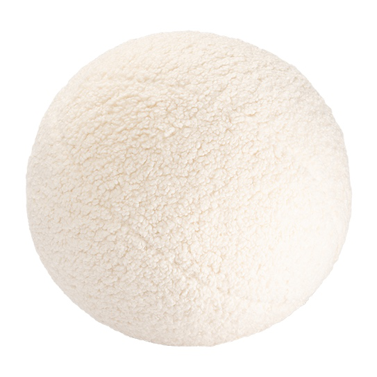 Poduszka kula Wigiwama Ball Cream White