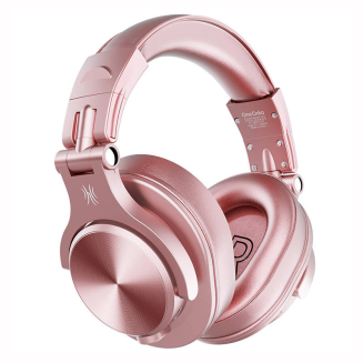  ONEODIO Fusion A70 Wireless Headphones (Pink) - 2