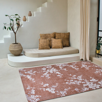 Okrągły dywan Louis de Poortere Sakura copper pink - 4