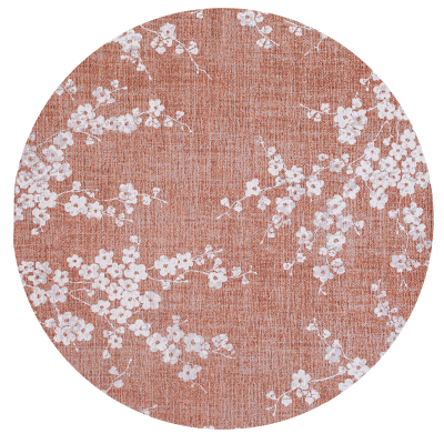Okrągły dywan Louis de Poortere Sakura copper pink