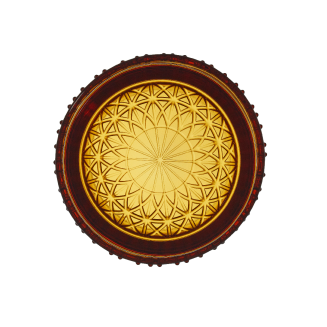 Zestaw 4 szklanek do wody Bitz Kusintha Amber 380 ml - 3