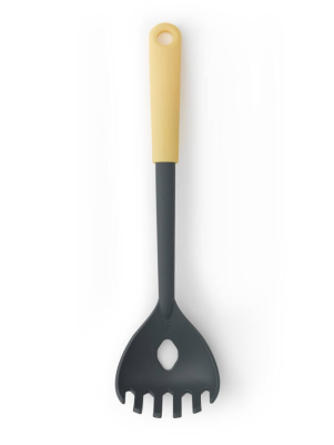  Brabantia Tasty+ Vanilla Yellow spaghetti spoon with measuring cup