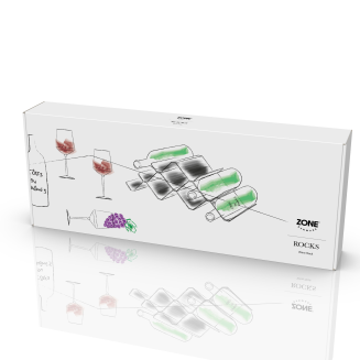 Stojak na wino Zone Denmark Rocks Black - 3