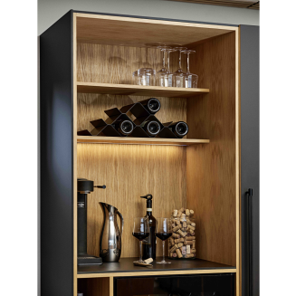 Stojak na wino Zone Denmark Rocks Black - 5