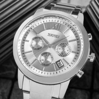 Zegarek Męski Skmei 9097SI + BOX - 6