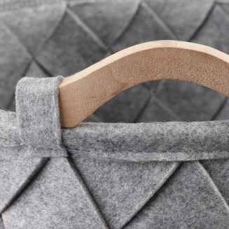 Kosz na pranie Aquanova Amy Silver Grey - 2