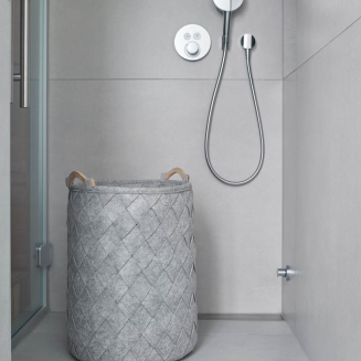 Kosz na pranie Aquanova Amy Silver Grey - 3