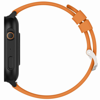 Smartwatch Gravity GT15-2 Pomarańczowy Pasek Silikonowy + Czarna Bransoleta - 6
