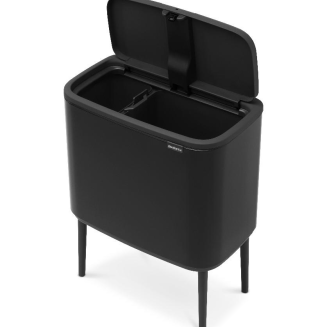 Brabantia Bo Touch Bin 23+11l, matte black - 4