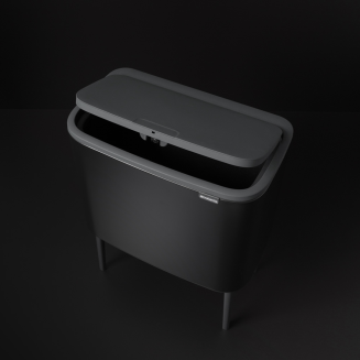 Brabantia Bo Touch Bin 23+11l, matte black - 2