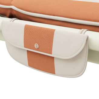 Leżak Fatboy Saunbun Daybed Desert & Stripe Orange Creme - 4