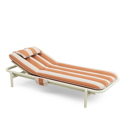 Leżak Fatboy Sunbun Daybed Desert & Stripe Orange Creme