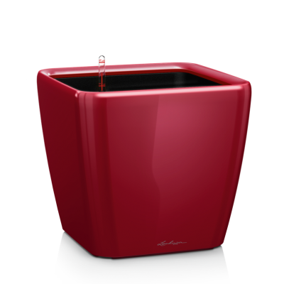 Donica Lechuza Quadro Premium LS 21 | 28 | 35 | 43 | 50 czerwony połysk