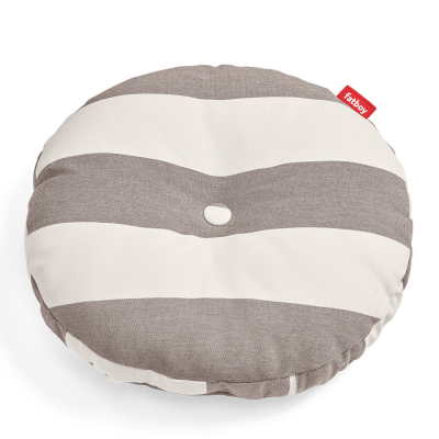 Poduszka do ogrodu Fatboy Circle Pillow Stripe Cacao
