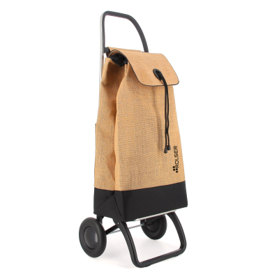 Wózek zakupowy Rolser I-Max Yute Bi 2 Natural - Negro