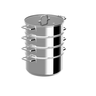 BergHOFF | 5-el. zestaw do gotowania na parze Helix - 3