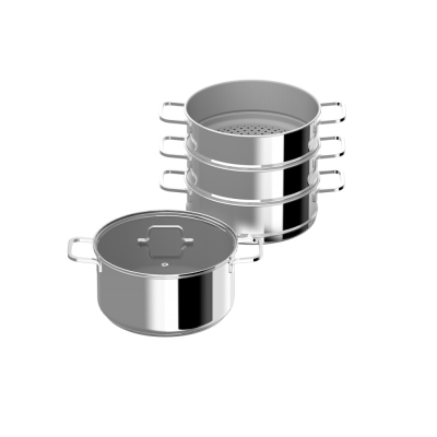 BergHOFF | 5-el. zestaw do gotowania na parze Helix