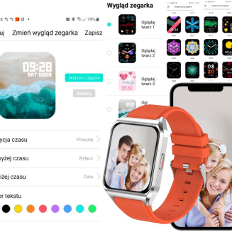 Smartwatch Rubicon RNCE89-3 Złoto-Różowy - 8