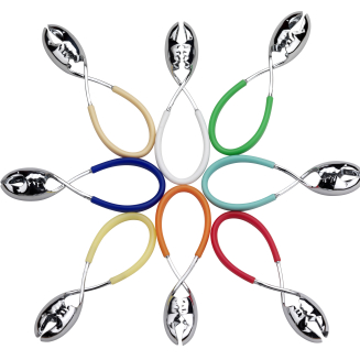  Casa Bugatti Molla Kiss salad tongs, yellow - 2